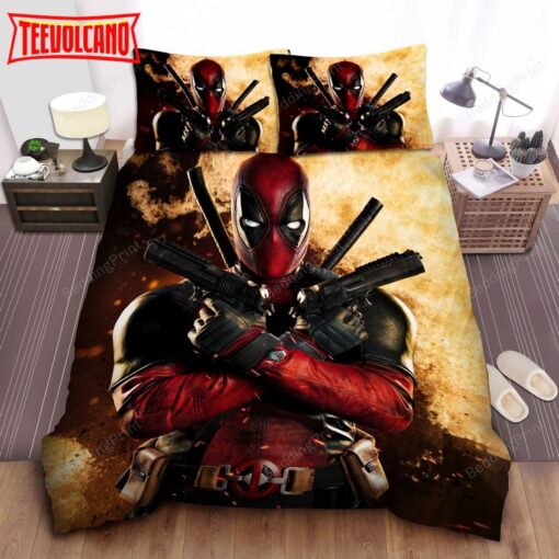 Deadpool Art Bed Sheets Duvet Cover Bedding Sets