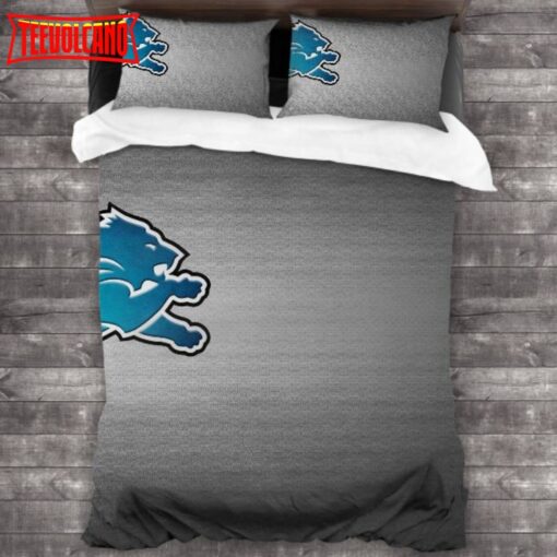 Detroit Lions Bedding Set Duvet Cover