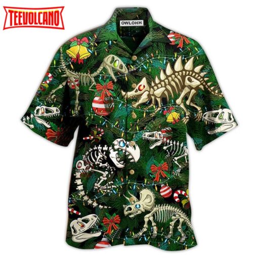 Dinosaur Dear Santa I Am A Dinosaur Hawaiian Shirt