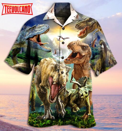 Dinosaur I Am Roarsome Hawaiian Shirt