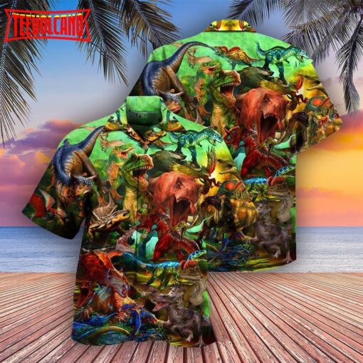 Dinosaur If History Repeats Itself Hawaiian Shirt