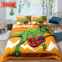 Dinosaur Listen Guitar Kids 217 Bedding Sets