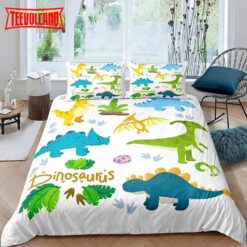 Dinosaur Pattern Dinosaurus Bed Sheets Duvet Cover Bedding Sets