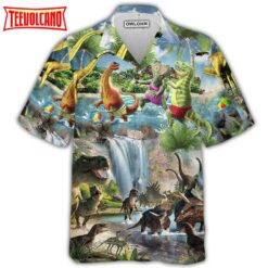 Dinosaur World Funny Summer Hawaiian Shirt