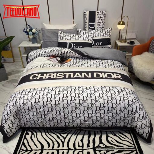 Dior Black White Bedding Sets