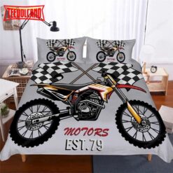 Dirt Bike Racing 3d Duvet Cover Bedding Sets