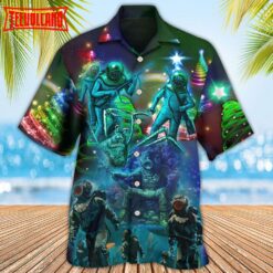 Diving Ocean Merry Christmas Hawaiian Shirt