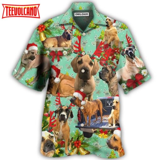 Dog Cute Merry Christmas Hawaiian Shirt