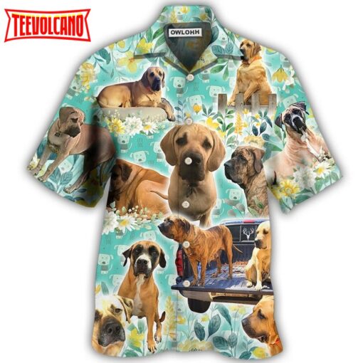 Dog Love Dog Floral Hawaiian Shirt