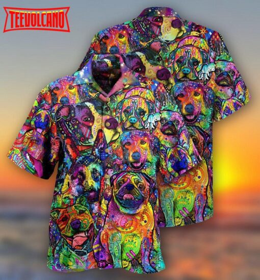 Dogs Be The Person Your Dog Thinks Colorful Hawaiian Shirt