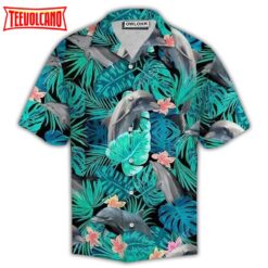 Dolphin Marine Biology Into The Sea Hawaiian Shirt