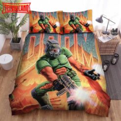 Doom 1993 Poster Bed Sheets Duvet Cover Bedding Sets