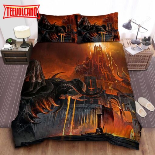 Doom Eternal Hell Scenery Bed Sheets Duvet Cover Bedding Sets