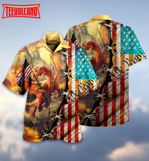 Dragon American Love Life So Cool Hawaiian Shirt