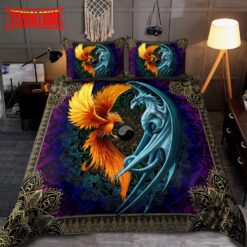 Dragon And Phoenix Bed Sheets Duvet Cover Bedding Sets