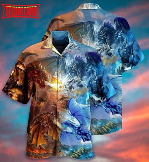 Dragon Combat Dragon Amazing Hawaiian Shirt