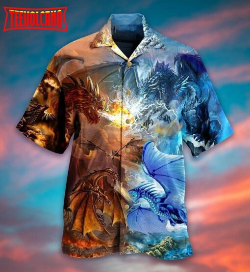 Dragon Combat Dragon Amazing Hawaiian Shirt