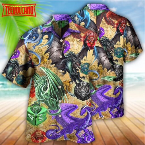 Dragon D20 Love Life Amazing Style Hawaiian Shirt