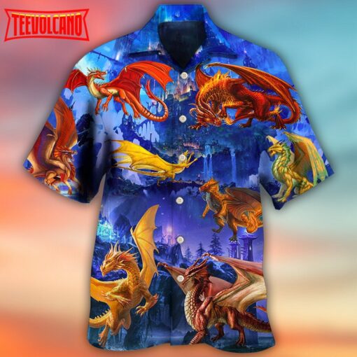 Dragon Fantasy Style Hawaiian Shirt