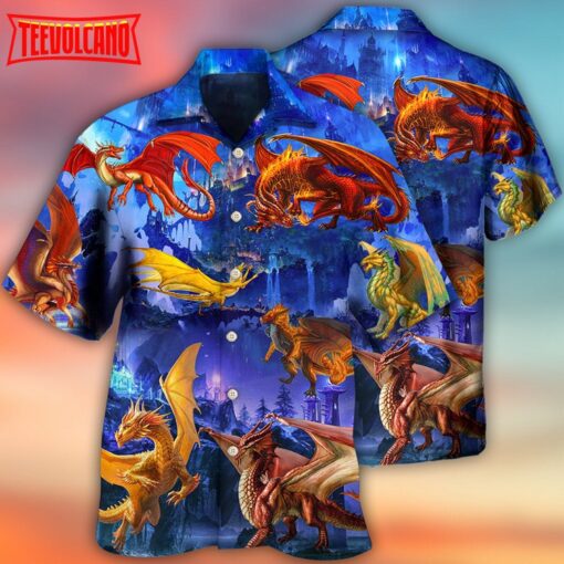 Dragon Fantasy Style Hawaiian Shirt