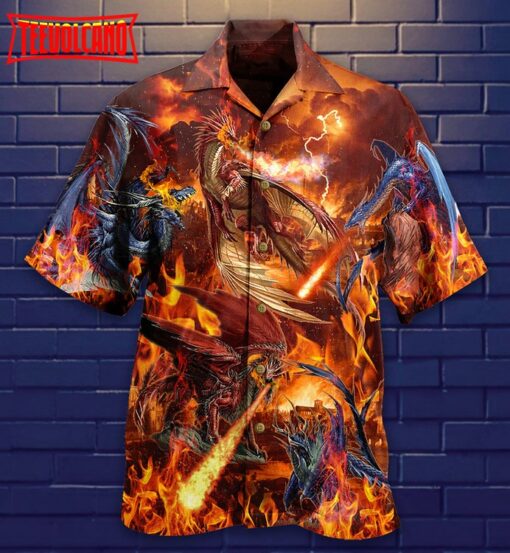 Dragon Fire Combat Amazing Hawaiian Shirt