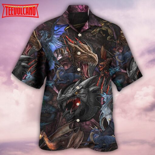 Dragon In A Mystery World Hawaiian Shirt