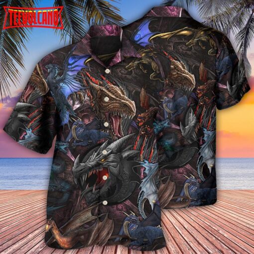 Dragon In A Mystery World Hawaiian Shirt