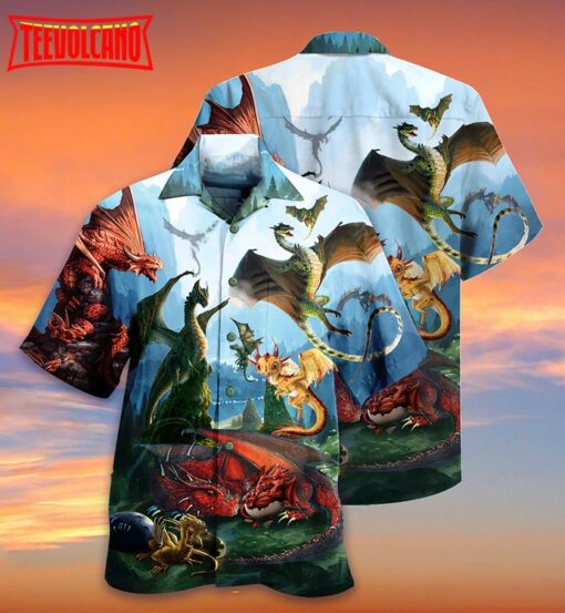 Dragon In The Forest Love Life Hawaiian Shirt