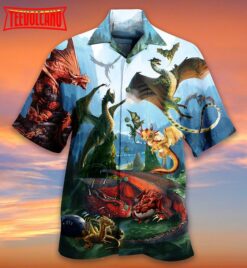 Dragon In The Forest Love Life Hawaiian Shirt