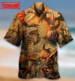 Dragon Love Castle Love Life Hawaiian Shirt