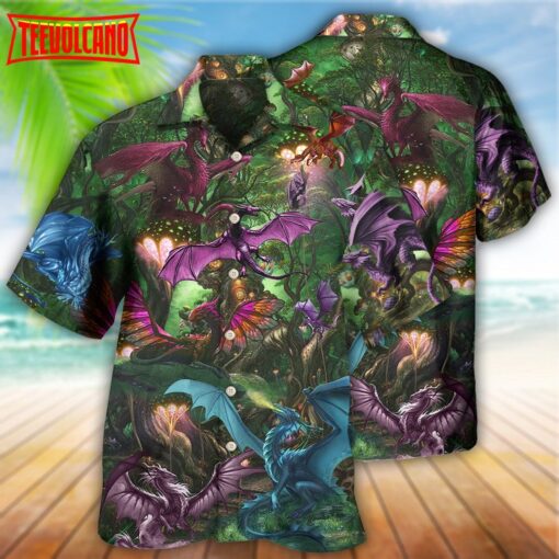 Dragon Love Forest Love Life Hawaiian Shirt