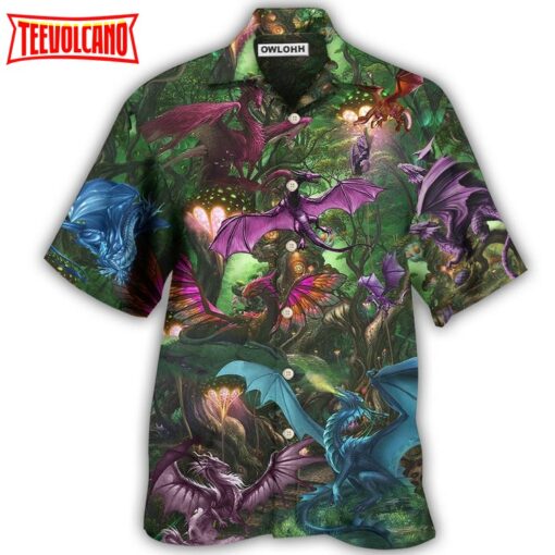 Dragon Love Forest Love Life Hawaiian Shirt