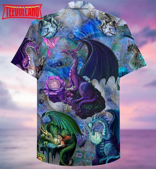 Dragon Love Life Love Timepiece Hawaiian Shirt