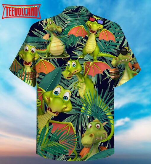 Dragon Love Summer So Funny Hawaiian Shirt