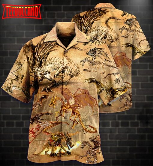 Dragon Skull Love Life Love Desert Hawaiian Shirt