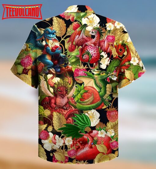 Dragon Strawberry Love Life Amazing Hawaiian Shirt