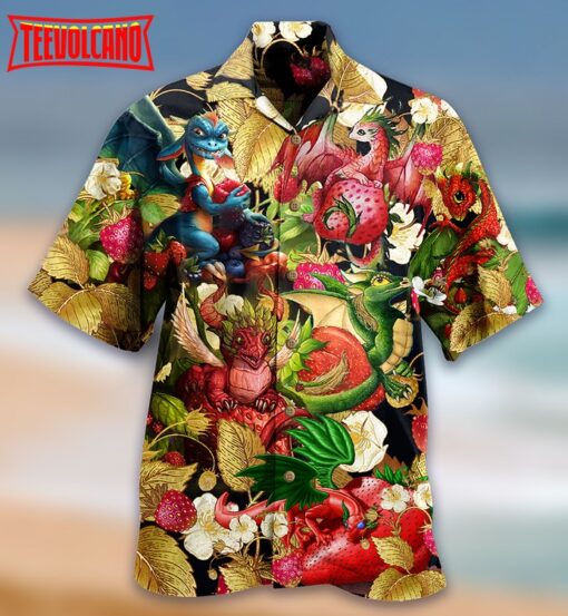 Dragon Strawberry Love Life Amazing Hawaiian Shirt