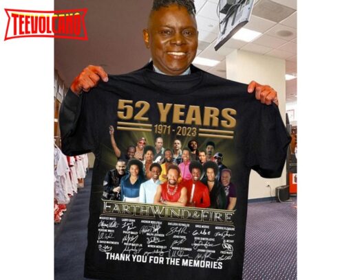 Earth Wind and Fire 52 Years Memories Shirt