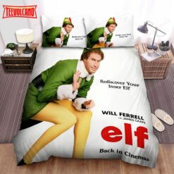 Elf 2003 Movie Discover Your Inner Elf Bed Sheets Duvet Cover Bedding Sets