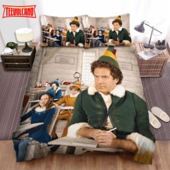 Elf 2003 Movie Elf In Class Bed Sheets Duvet Cover Bedding Sets