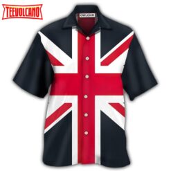 England Flag Basic Style Hawaiian Shirt