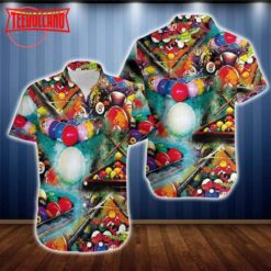 Fall In Love With Pool Billiard Unisex Hawaiian Shirt