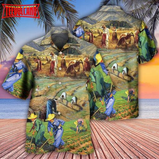 Farm Art Village Moutain Hawaiian Shirt