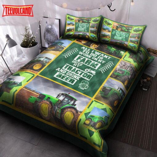 Farm.Tractor Duvet Cover Bedding Sets