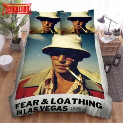 Fear And Loathing In Las Vegas Movie Man Smoking Poster Bedding Sets