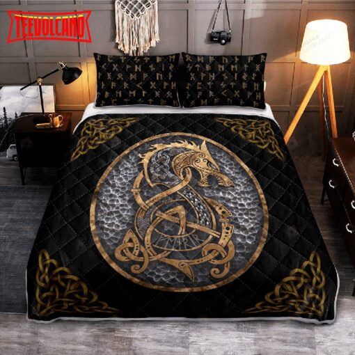 Fenrir Viking Bed Sheets Bedspread Duvet Cover Bedding Set