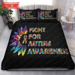 Fight For Autism Awareness Bedding Sets