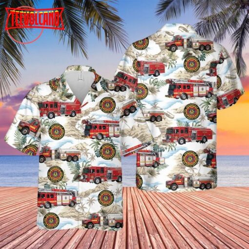 Florida Jacksonville Fire and Rescue Department Hawaiian Shirt