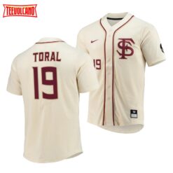 Florida State Seminoles Alex Toral Elite College Baseball Jersey