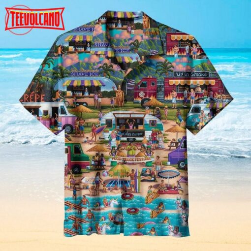 Food Truck Festival Hawaiian Shirt